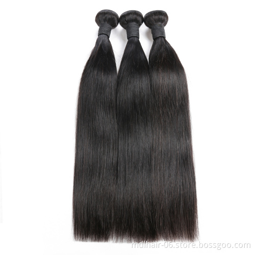 Wholesale Brazilian Virgin Straight Hair Bundles 10A Grade Virgin Unprocessed Human Hair Brazilian Hair Bundles